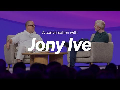 A conversation with Jony Ive