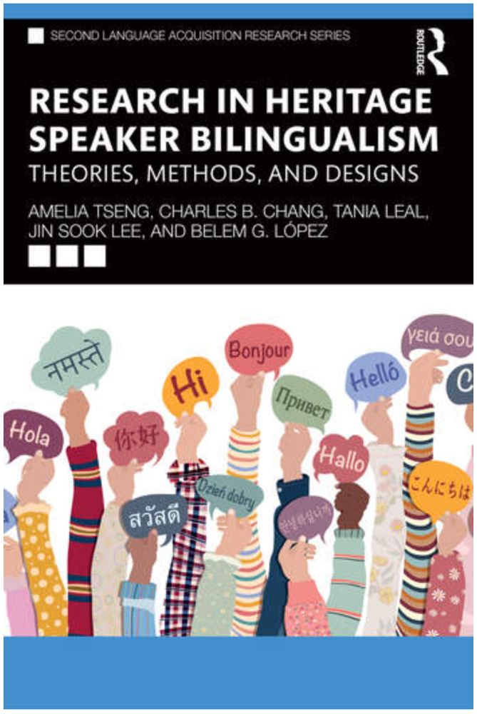 Cover of "Research in Heritage Speaker Bilingualism"