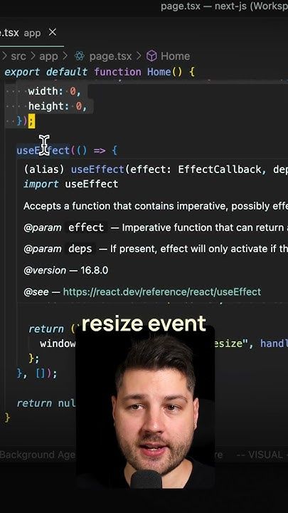 How to Run Code When Window Size Changes in React