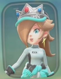 Rosalina in her Pro Racer outfit from Mario Kart World