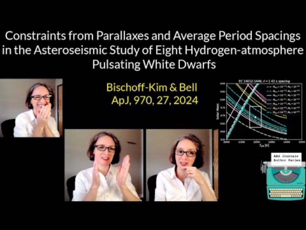 AAS Journal Author Series: Agnès Bischoff-Kim on 2024ApJ...970...27B