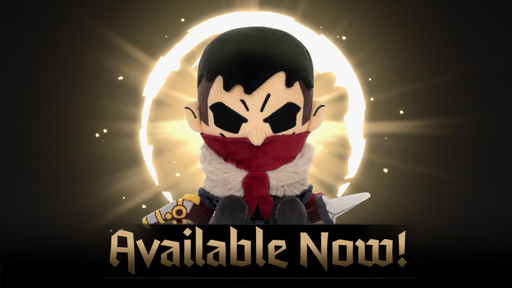 It's a Highwayman Plushie! The image reads "Available Now!"