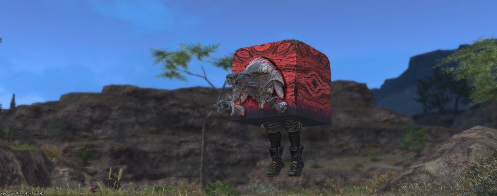 Demon Haul mount on ground. 