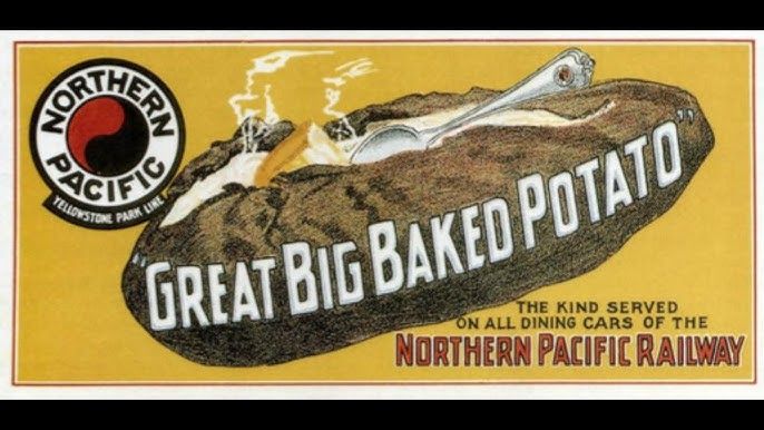 illustration of the northern pacific railway's great big baked potato