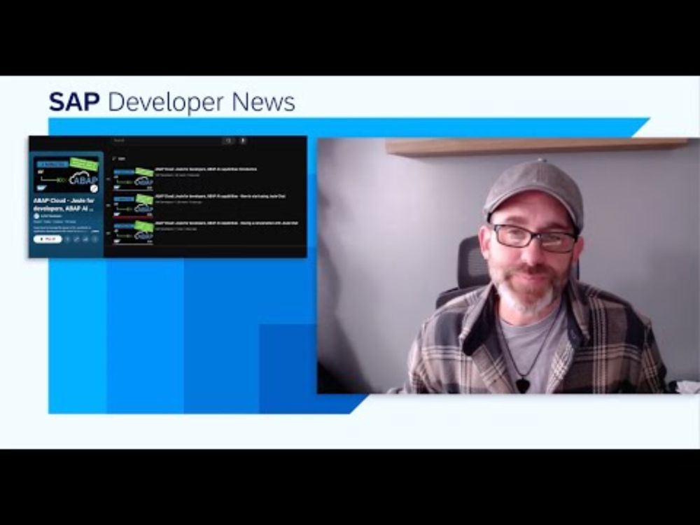 SAP Developer News