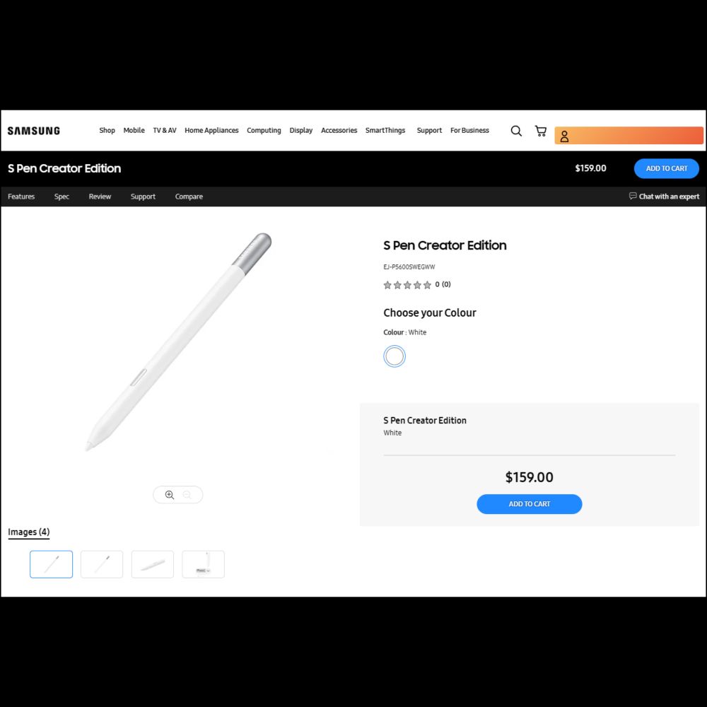 Samsung S Pen Creator Edition for drawing and writing