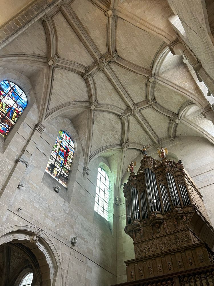L’orgue d’une église 