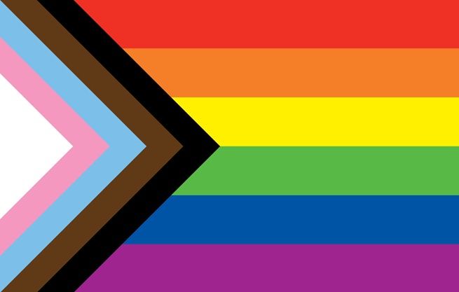 Progress Pride Flag - A Variation Of The Traditional Pride Flag