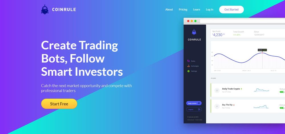 Coinrule Review: Crypto Trading Bot &amp; Pros &amp; Cons