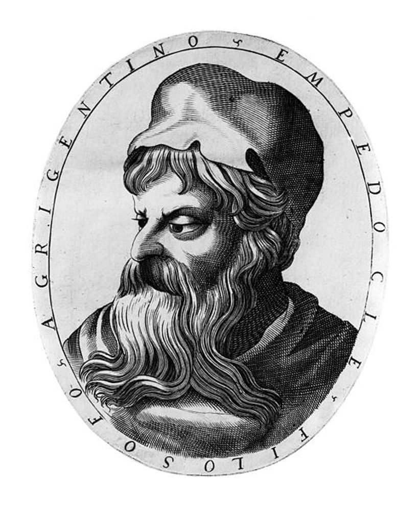 Uno de los retratos del posible aspecto de Empédocles que pueden encontrarse por internet