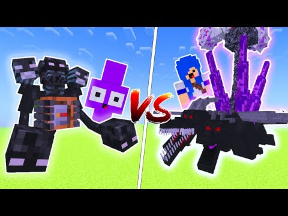 MUTANTE WITHER vs MUTANTE ENDER DRAGON!!! (Quem vence??)