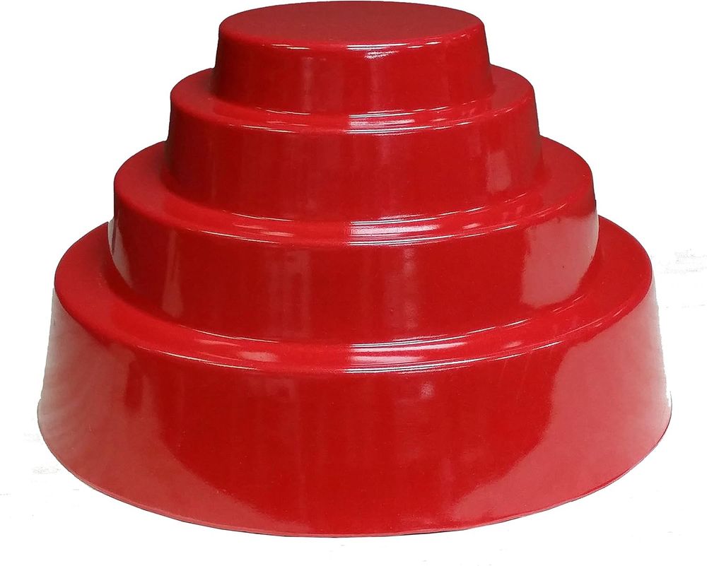 A picture of Devo’s red energy dome