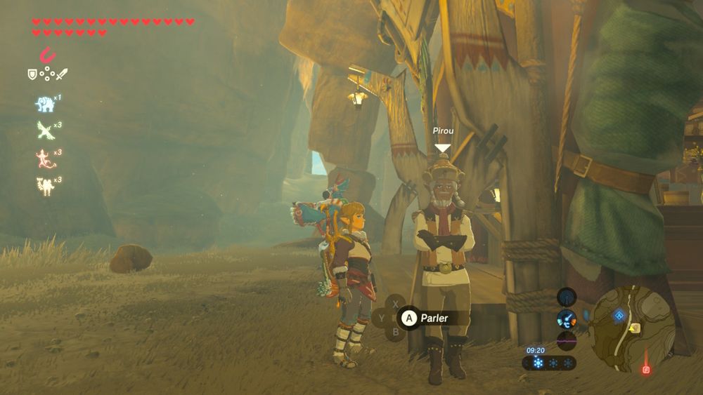 Personnage du nom de "Pirou" dans le jeu The Legend of Zelda Breath of the Wild