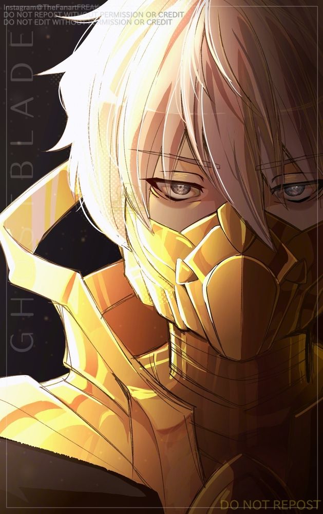 To Be Hero X anime donghua TBHX Ghostblade fanart digital drawing