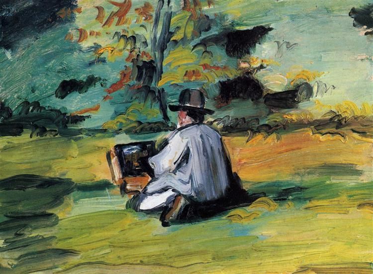 Paul Cezanne's "A Painter At Work"