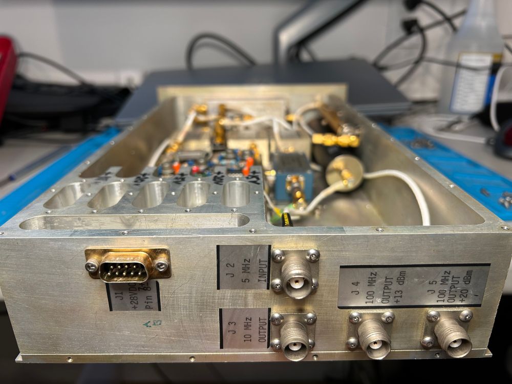 Connectors of the synthesizer. 