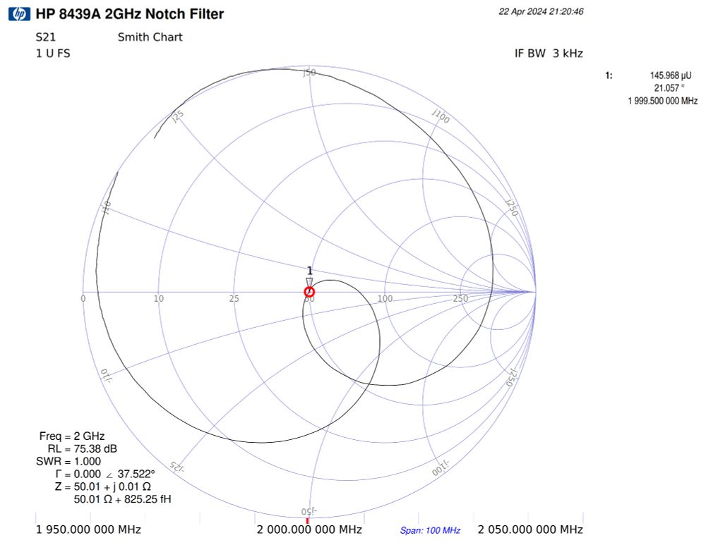 Screenshot of HP 8753C