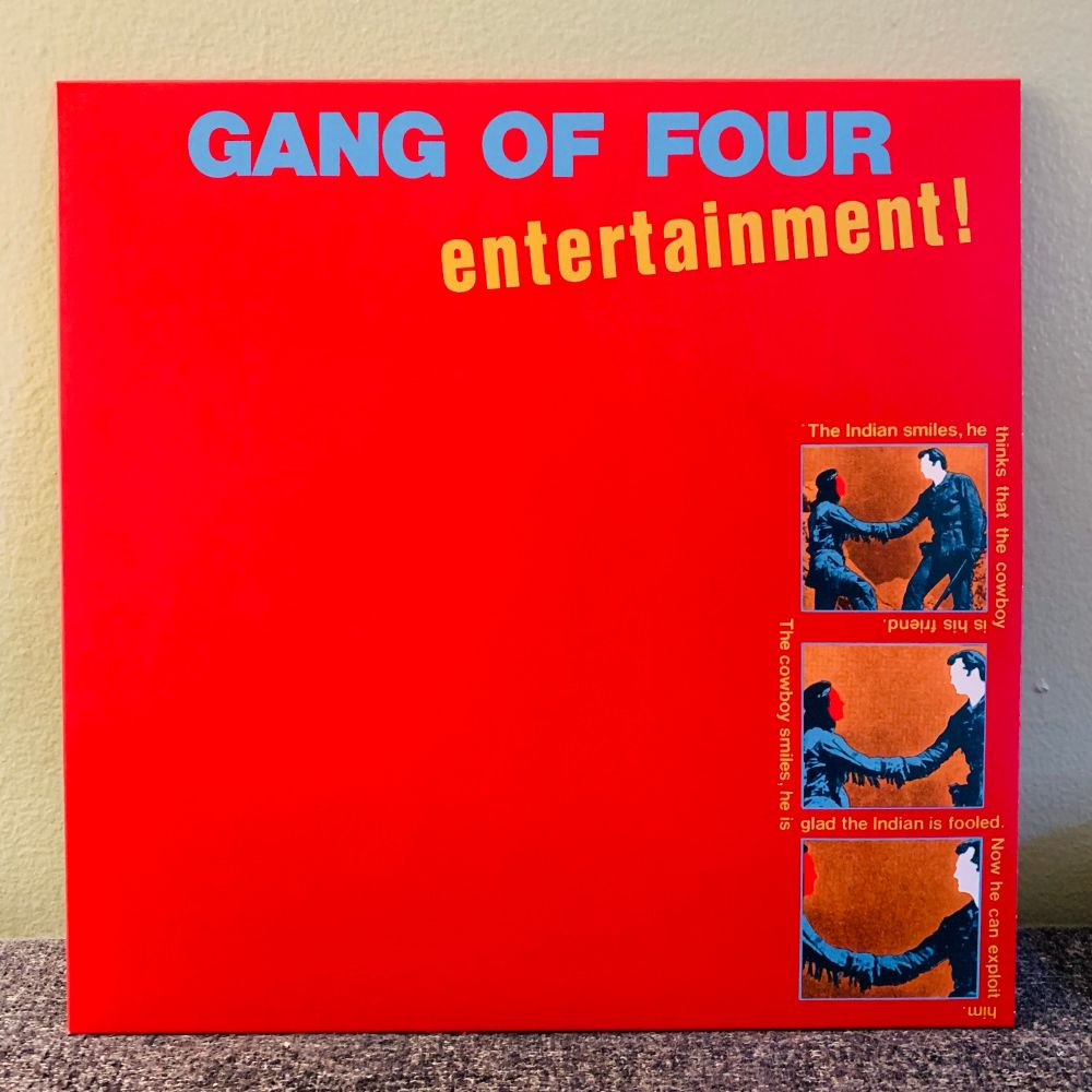 Photo of Gang of Four’s 1979 “etertainment!” LP