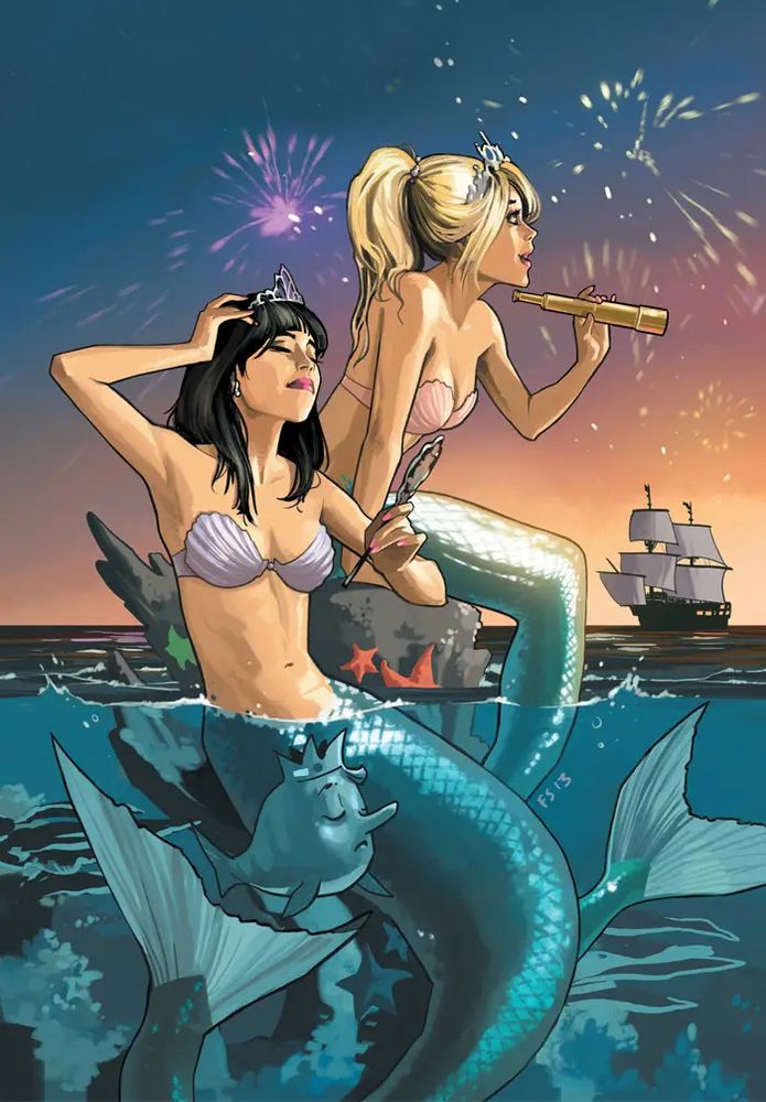 Betty & Veronica #267 Little Mermaid parody
Cover Variant by Fiona Staples