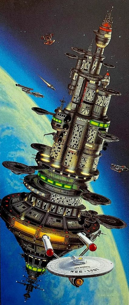 Cover art for a later edition Star Trek Log 4 by David Mattingly