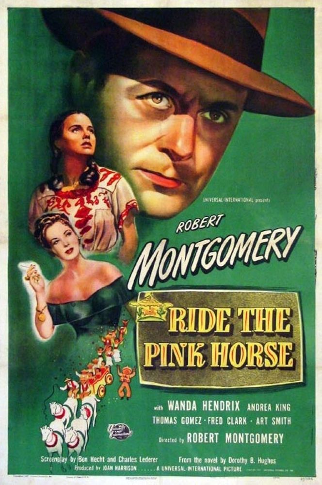 Movie poster for Ride the Pink Horse (1947)