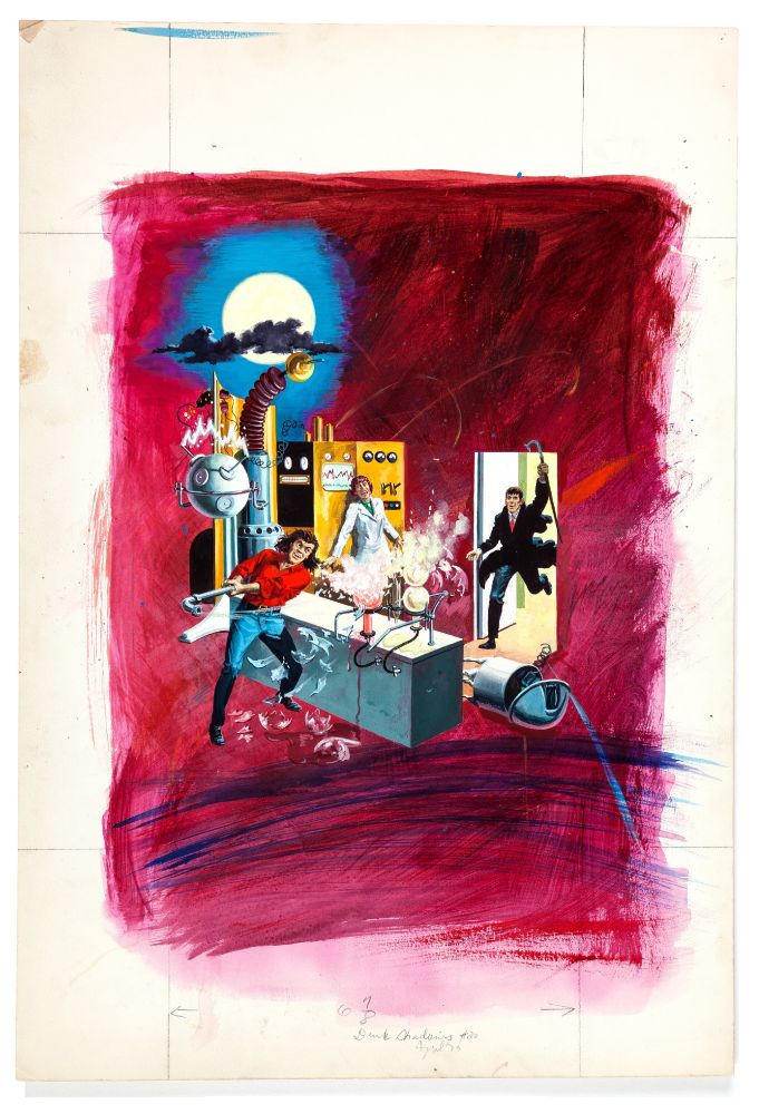 Dark Shadows #20 original cover art by George Wilson (1973)