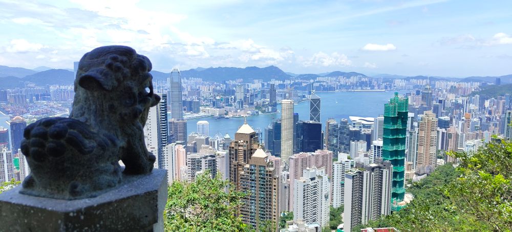 ヴィクトリアピーク　太平山獅子亭からの眺め