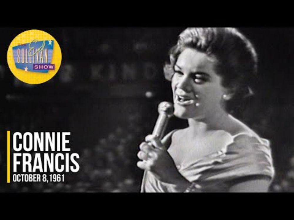Connie Francis "Where The Boys Are" on The Ed Sullivan Show