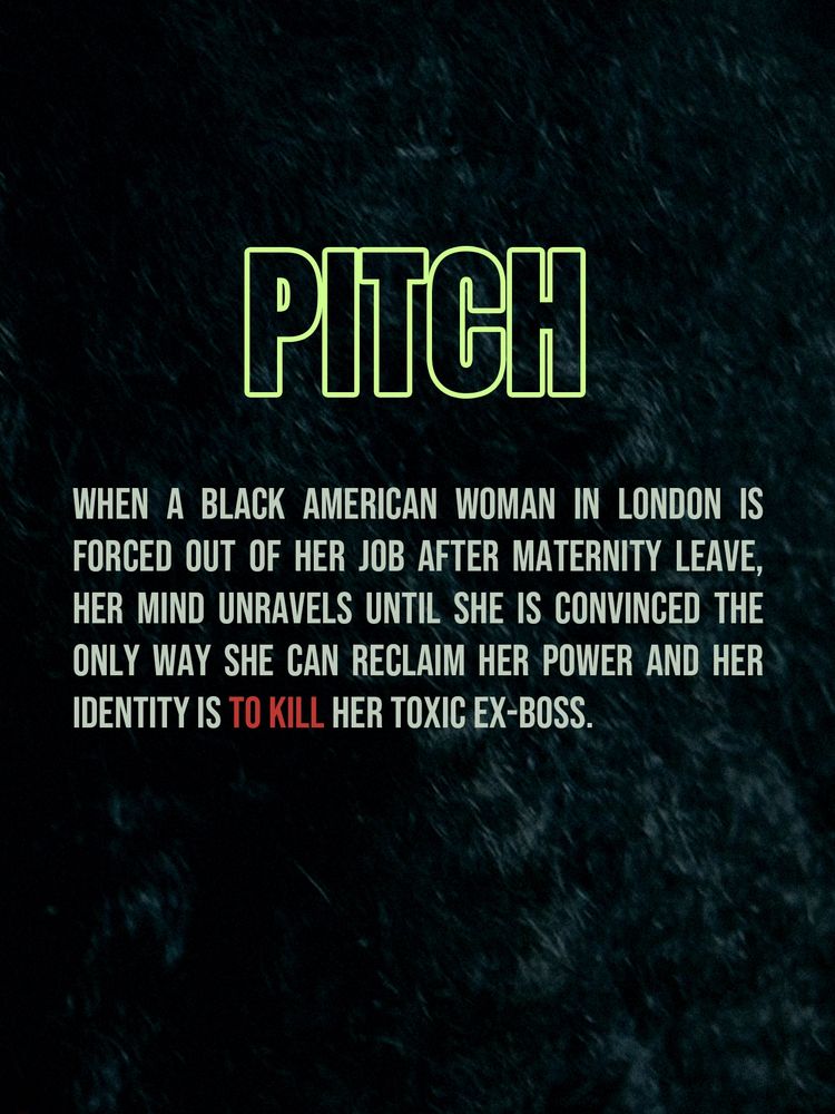 Text on black background 