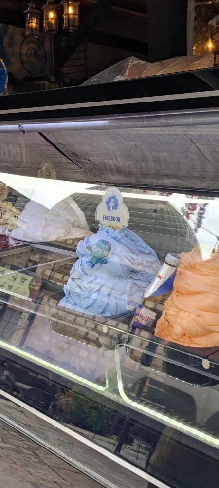 Facebook flavoured ice cream