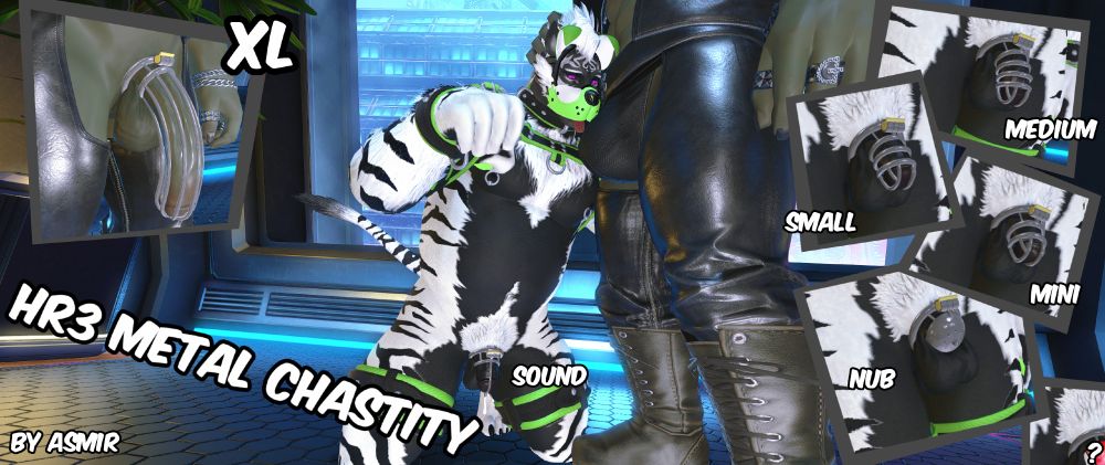 Promo image for my new Chastity Cage mod