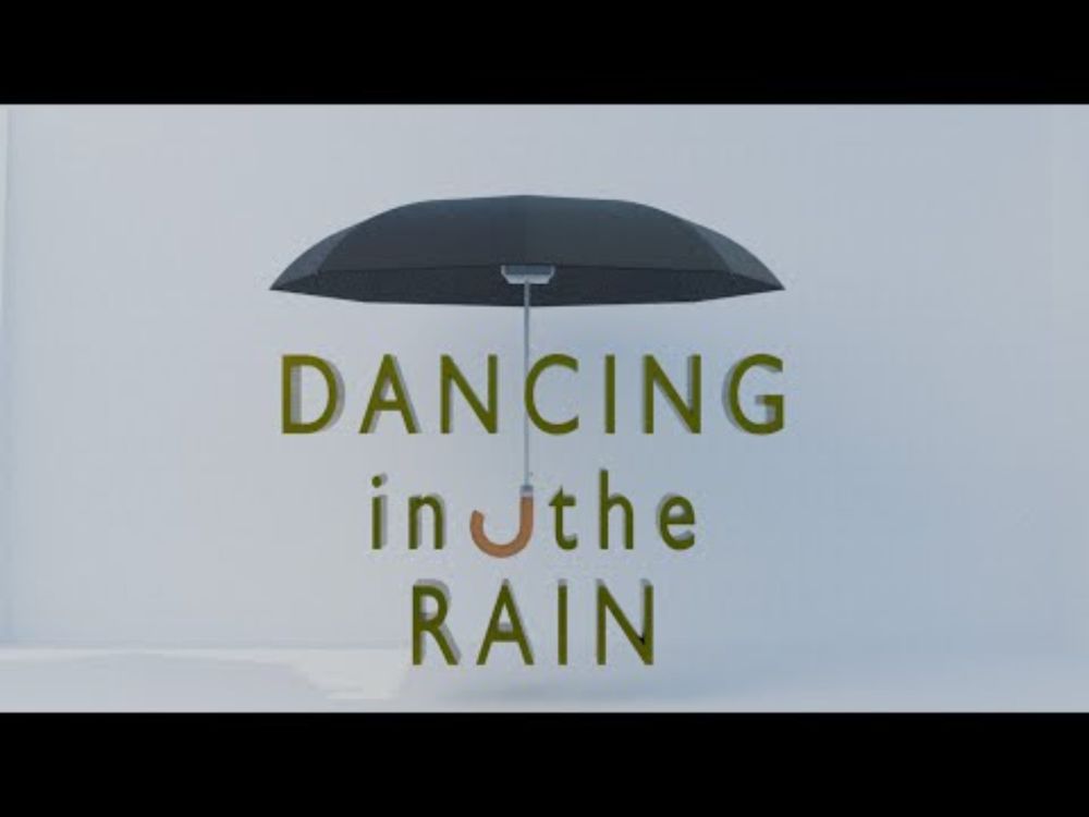 Dancing in the rain  -  Good Omens Crowley - 3D Animation with Blender