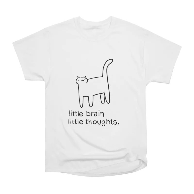 little brain little thoughts white shirt