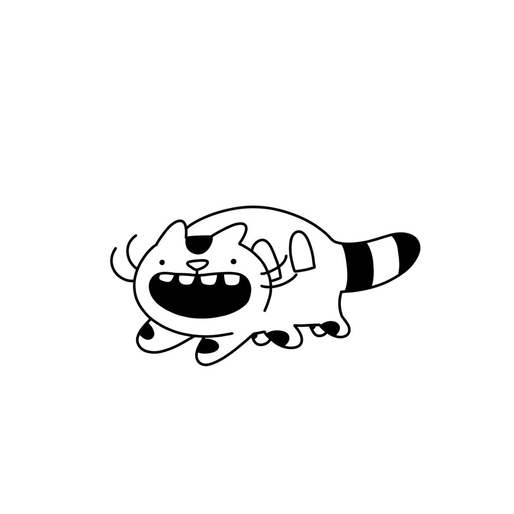 a studio ghibli fanart of the iconic catbus 