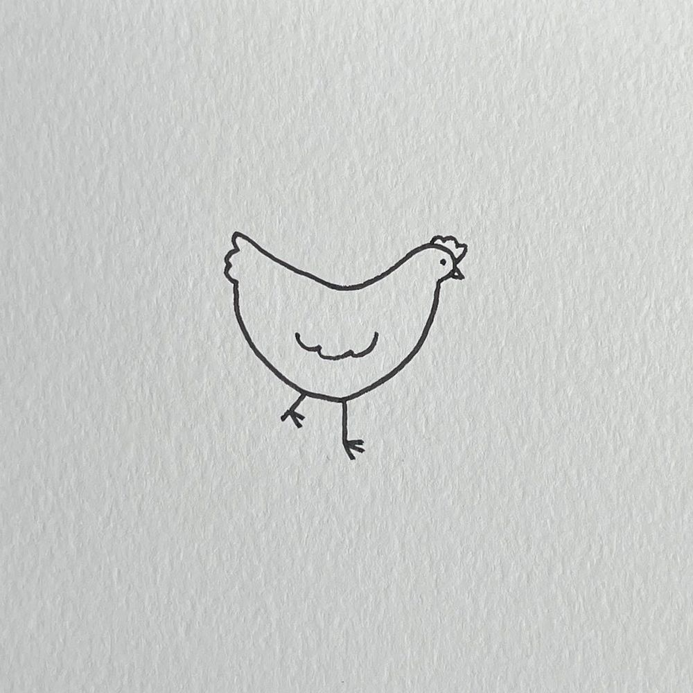 poorly drawn chicken