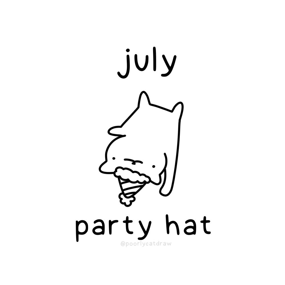 july: party hat