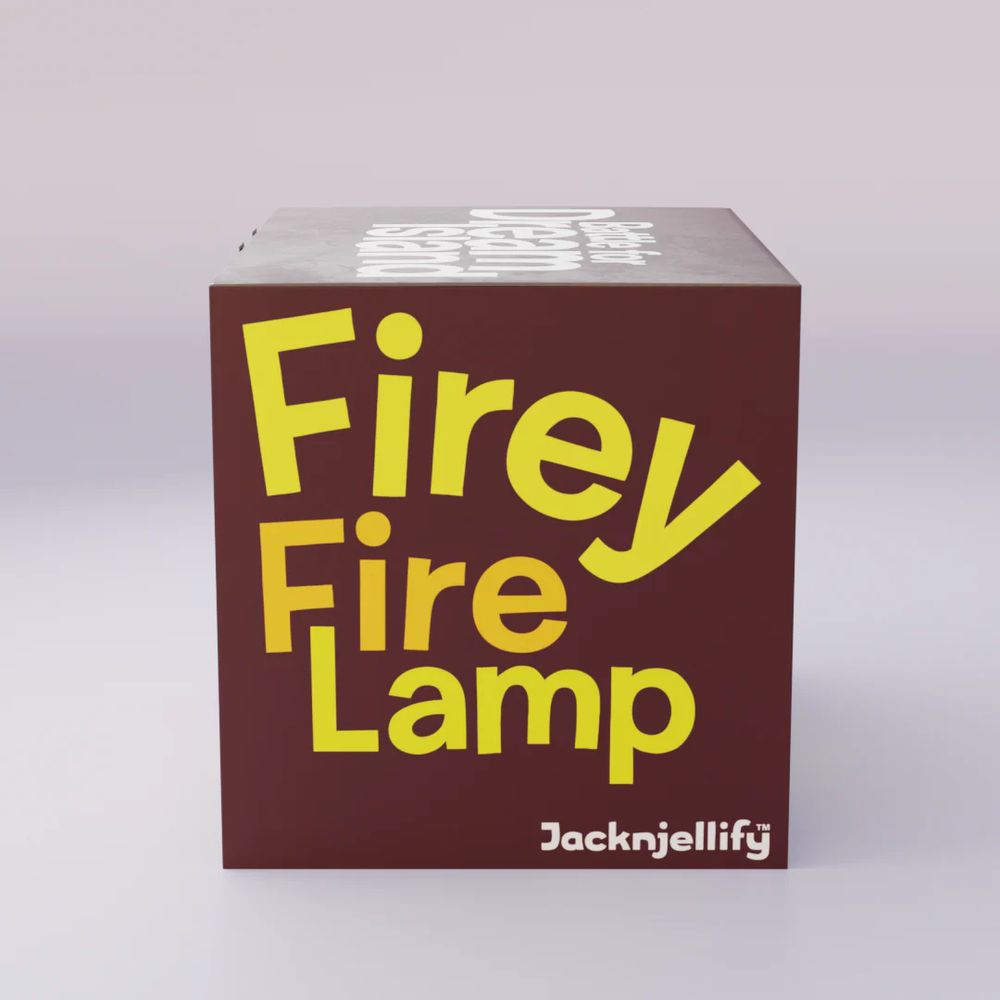 "Firey Fire Lamp."