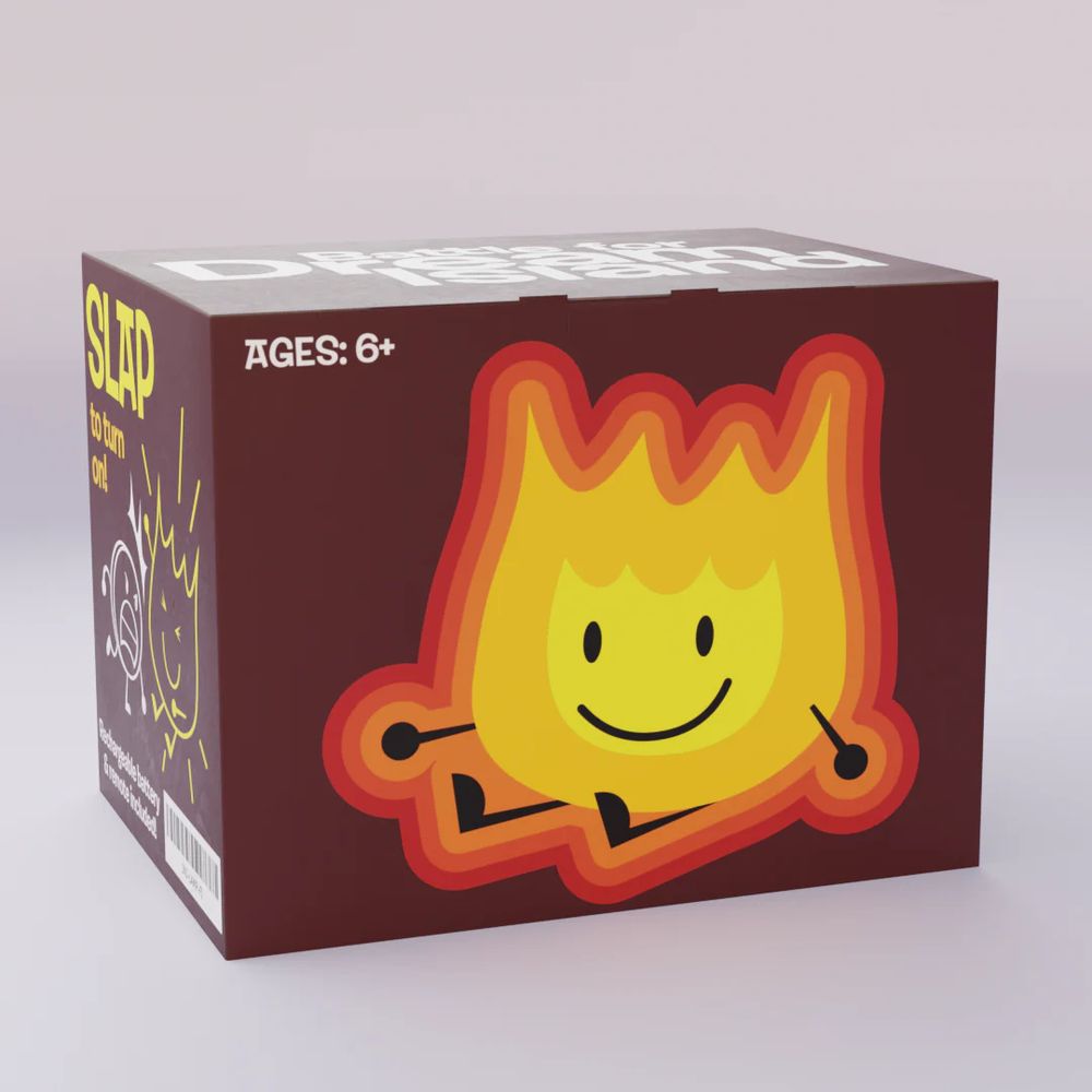 The Firey Lamp packaging.
