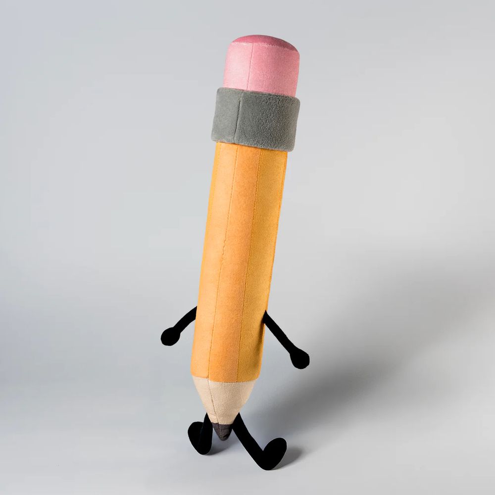 Back of the Pencil plush.