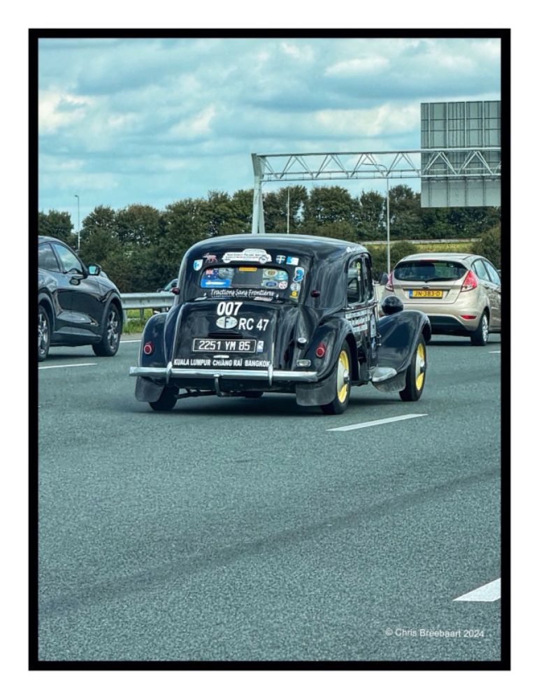 Citroën Traction Avant at Amsterdam Schiphol