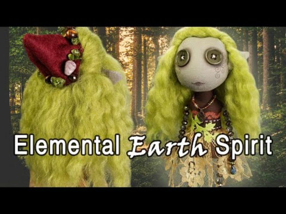 Making a Magical Gnome Art Doll