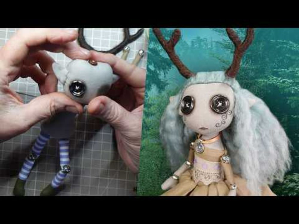 Creating a Forest Spirit - Adventures in Doll Making