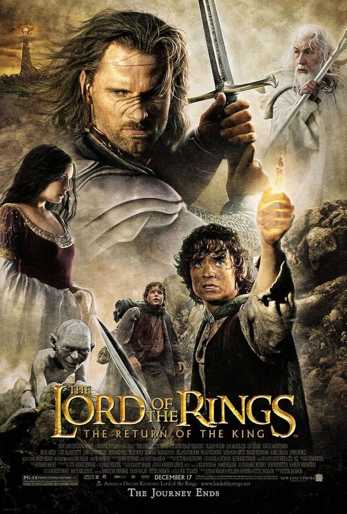 Poster for the Lord of the Rings Return of the King