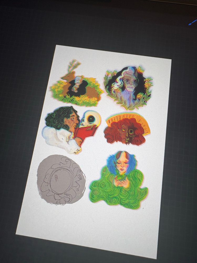 Work in progress featuring various characters from Frankenstein 2025 