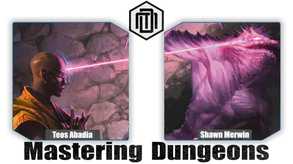 The images of Shawn and Teos are replaced by that of a psion (placed where Teos usually sits) firing a psionic beam at a terrible beast (placed where Shawn usually sits). Sorry, Shawn!