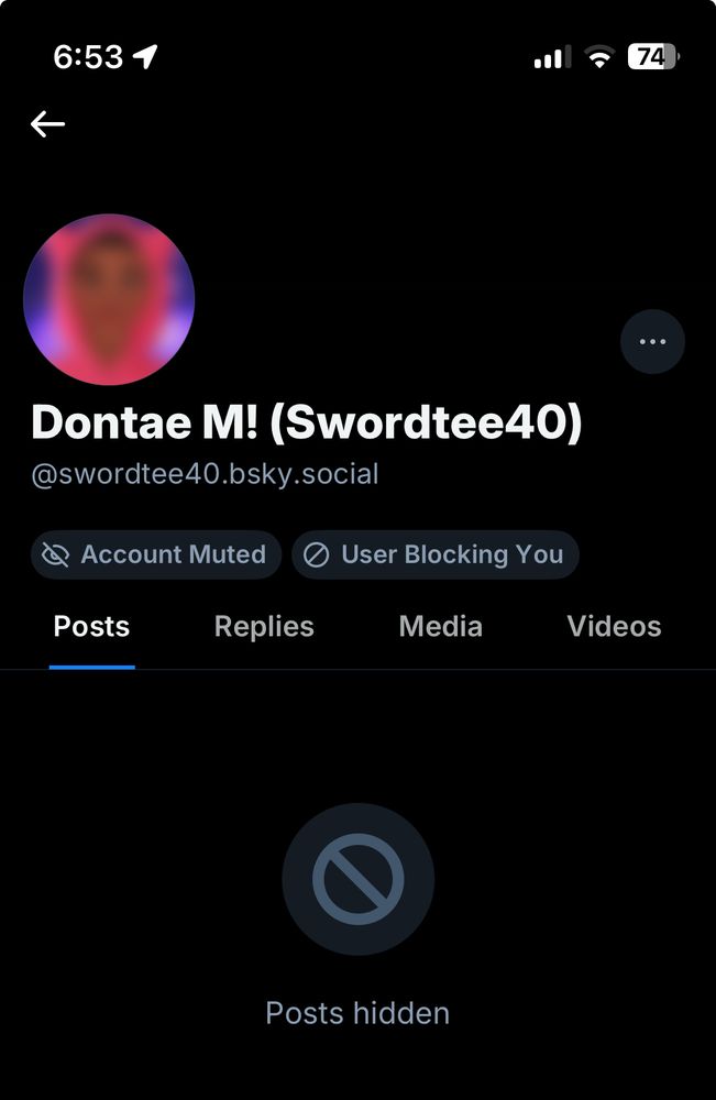 Swordtee40’s Bluesky page. His account is blocking mine.