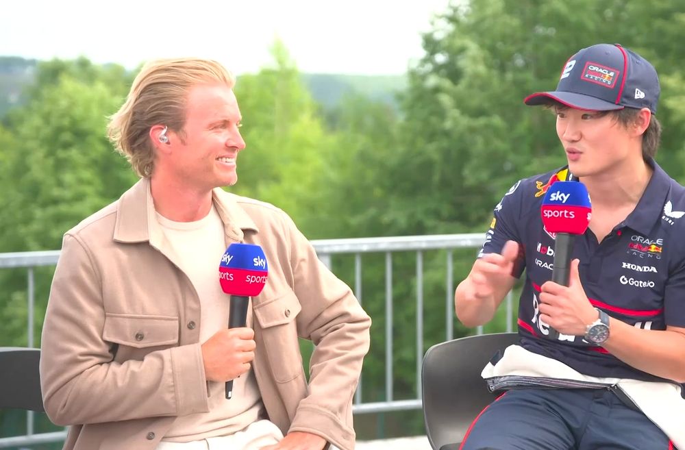 Nico Rosberg and Yuki Tsunoda. I think he was talking about Tokyo food here XD 