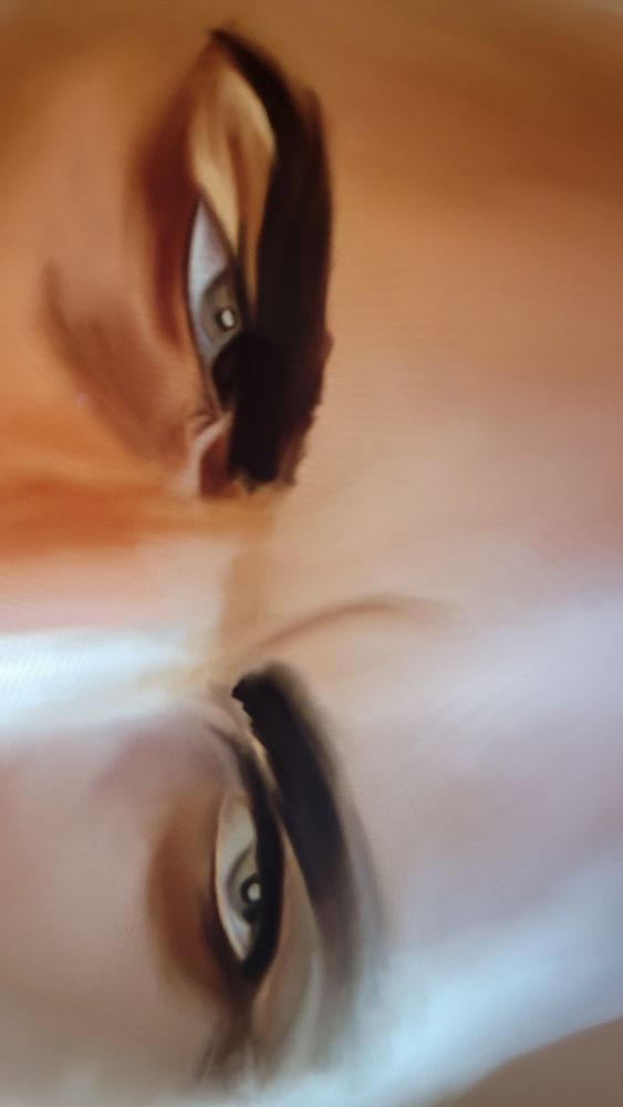 A close up of a man's hazel eyes, Gale Dekarios 