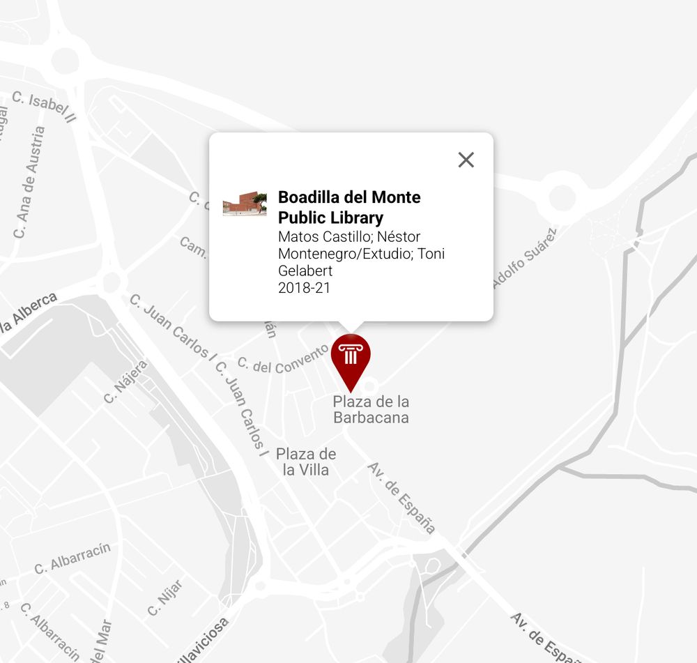 ubicación de la biblioteca