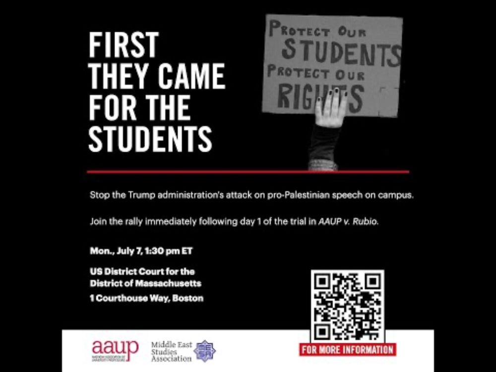 AAUP v. Rubio Press Conference & Rally